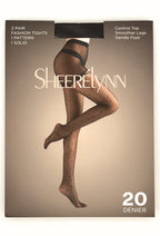 mini dot with solid 2 pack sheer tights